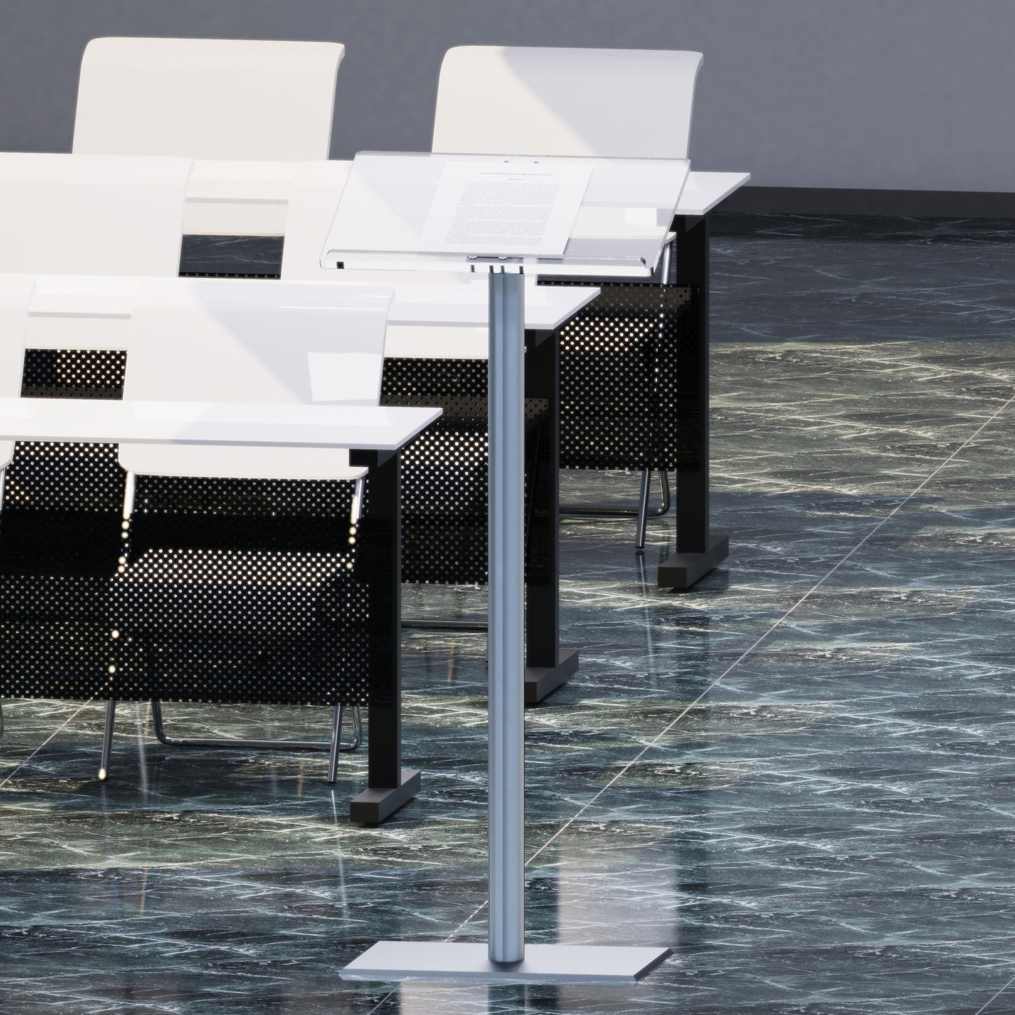 Acrylic Standing Speaking Podium for Churches