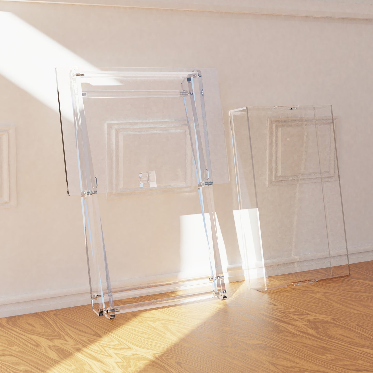 Acrylic Removable Folding Storage Tray