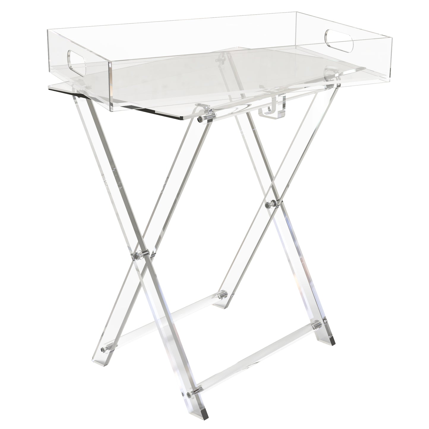 Acrylic Removable Folding Storage Tray