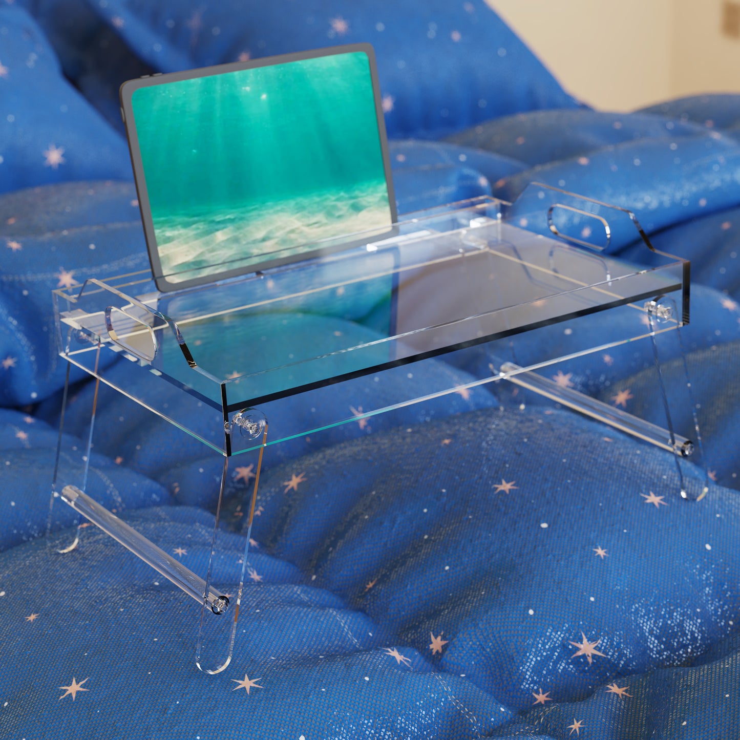 Acrylic Folding Bed Tray