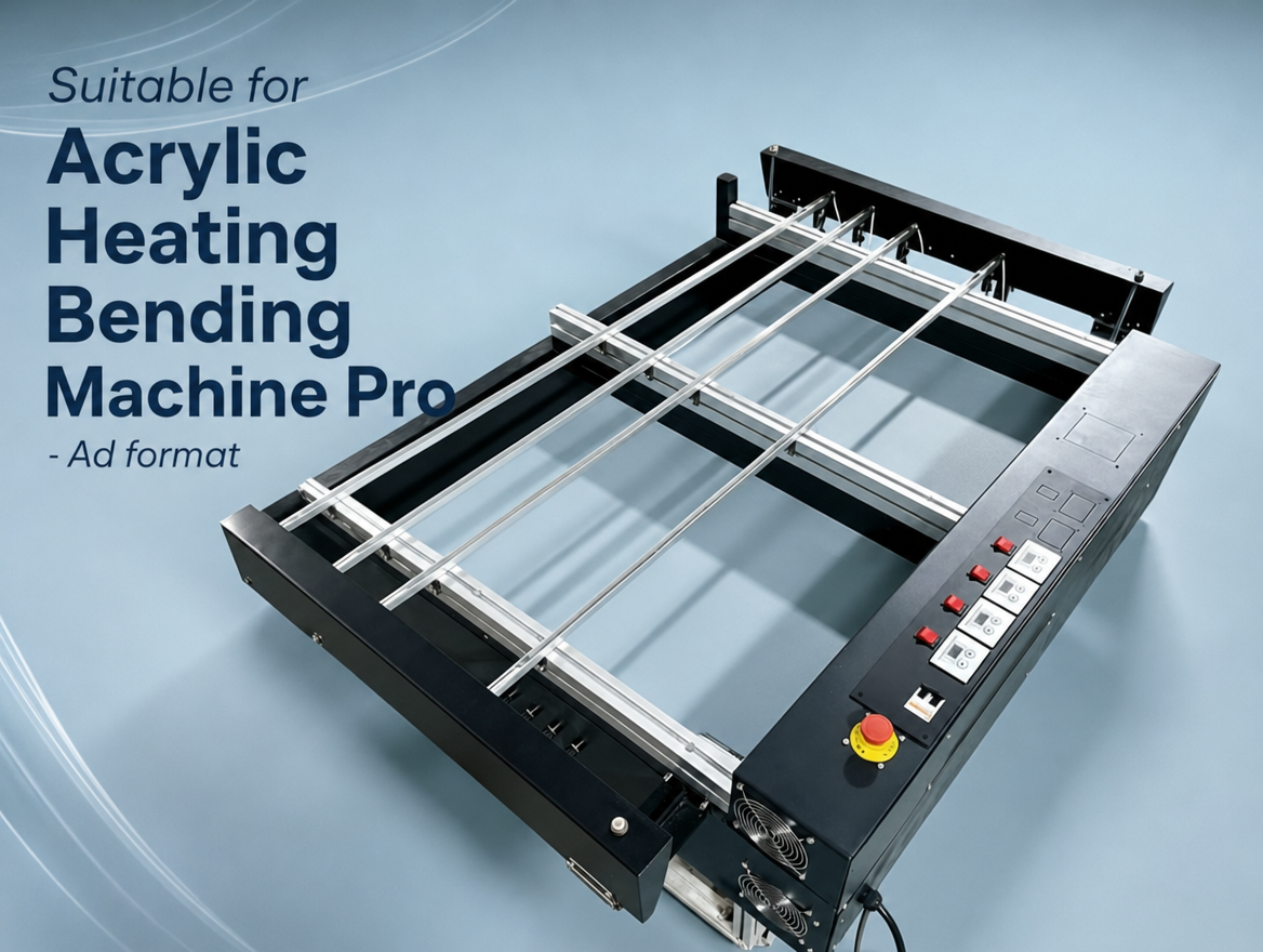 Máquina curvadora térmica de acrílico Pro Max - Versión industrial