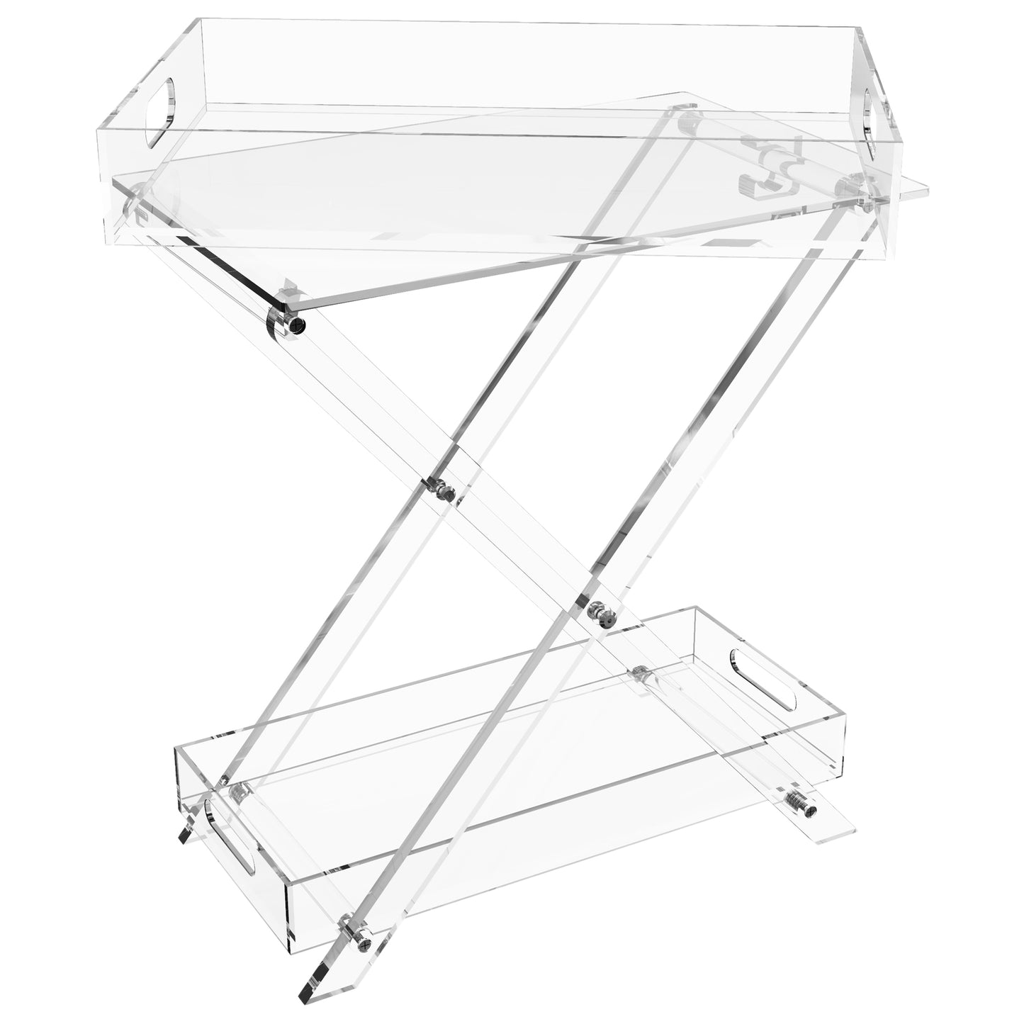 Acrylic Foldable Furniture Modern Small Desk