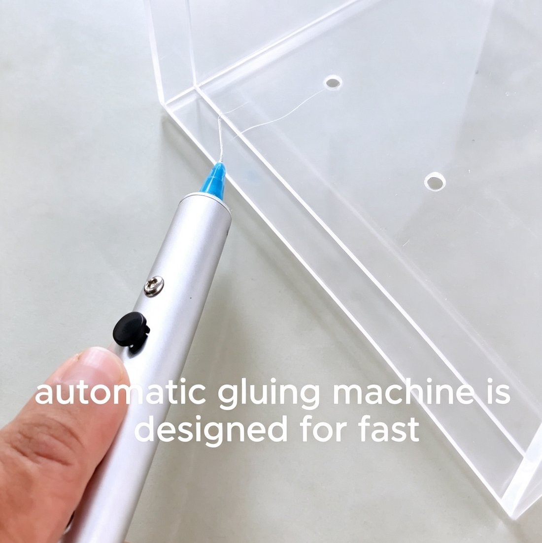 Why Does Glue Line Width Become Uneven in Manual Acrylic Gluing?