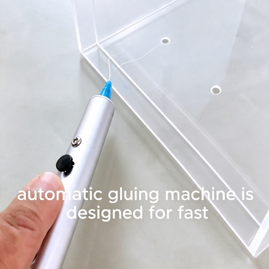 Why Does Glue Line Width Become Uneven in Manual Acrylic Gluing?