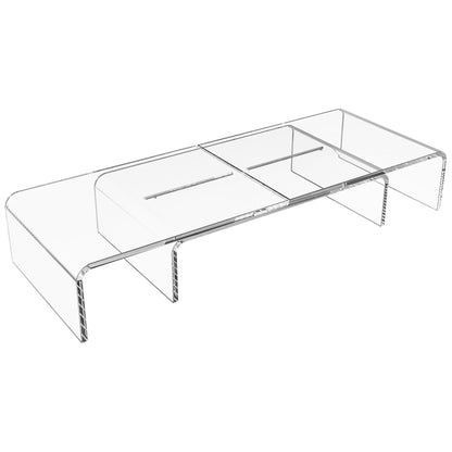 Acrylic Adjustable Monitor Stand Riser