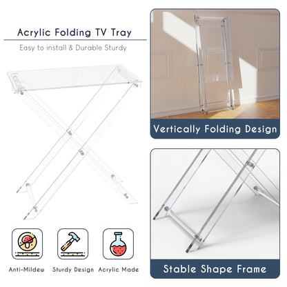 Acrylic Foldable Furniture Modern Small Desk
