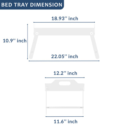 Acrylic Folding Bed Tray
